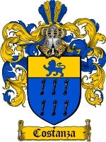 Costanza coat of arms family crest download