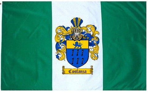Costanza family crest coat of arms flag