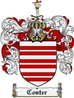 Coster coat of arms family crest download