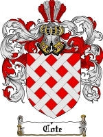 Cote coat of arms family crest download