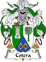 Cotera coat of arms family crest download