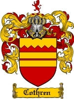 Cothren coat of arms family crest download