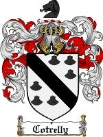 Cotrelly coat of arms family crest download