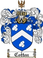 Cotten coat of arms family crest download