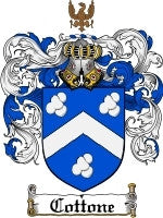 Cottone coat of arms family crest download
