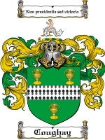 Coughay coat of arms family crest download