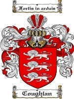 Coughlan coat of arms family crest download