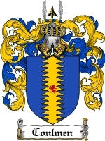 Coulmen coat of arms family crest download