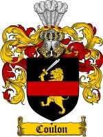 Coulon coat of arms family crest download