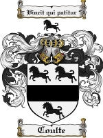 Coulte coat of arms family crest download