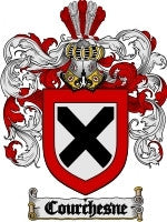 Courchesne coat of arms family crest download