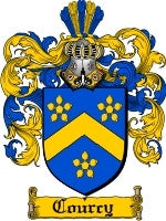 Courcy coat of arms family crest download