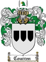 Courren coat of arms family crest download