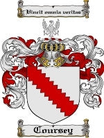 Coursey coat of arms family crest download
