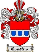 Cousino coat of arms family crest download