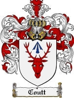 Coutt coat of arms family crest download