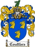 Couttlere coat of arms family crest download