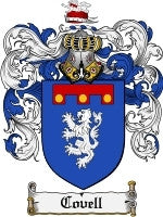 Covell coat of arms family crest download