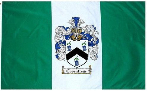 Coventreye family crest coat of arms flag