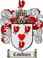 Cowburn coat of arms family crest download