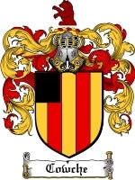 Cowche coat of arms family crest download