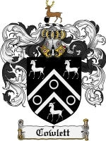 Cowlett coat of arms family crest download