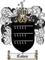 Cown coat of arms family crest download