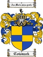 Cowsack coat of arms family crest download