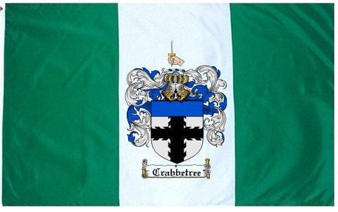 Crabbetree family crest coat of arms flag