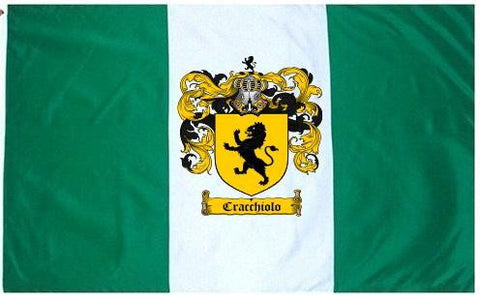 Cracchiolo family crest coat of arms flag