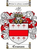 Craeven coat of arms family crest download