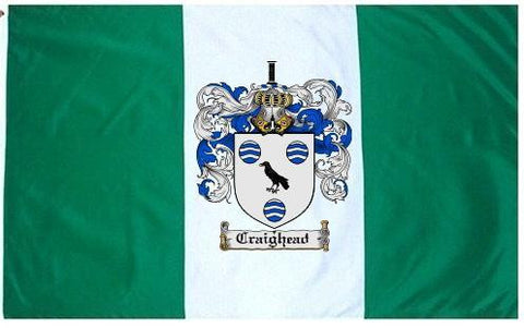 Craighead family crest coat of arms flag