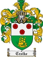 Craike coat of arms family crest download