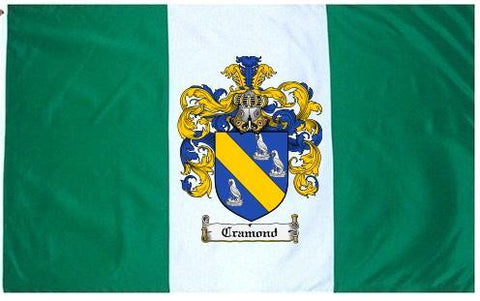 Cramond family crest coat of arms flag