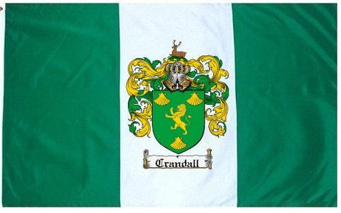 Crandall family crest coat of arms flag