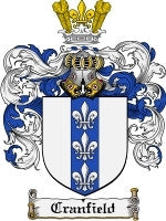 Cranfield coat of arms family crest download