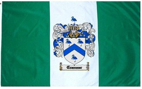 Cranmer family crest coat of arms flag