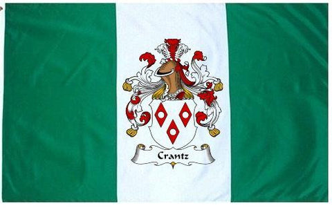 Crantz family crest coat of arms flag