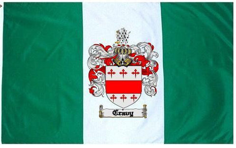 Cravy family crest coat of arms flag