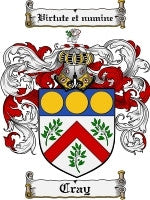 Cray coat of arms family crest download