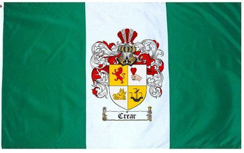 Crear family crest coat of arms flag