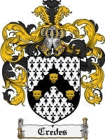 Credes coat of arms family crest download