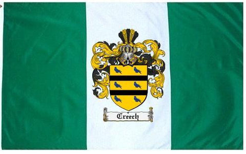 Creech family crest coat of arms flag