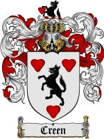 Creen coat of arms family crest download
