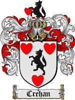 Crehan coat of arms family crest download