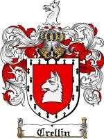 Crellin coat of arms family crest download