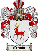 Cremin coat of arms family crest download