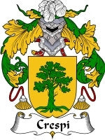 Crespi coat of arms family crest download