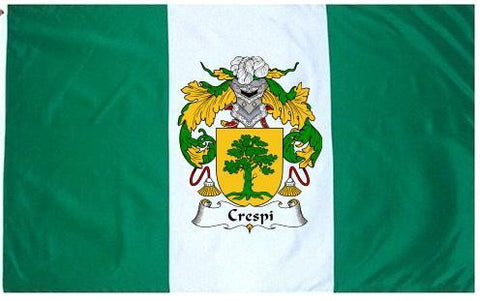 Crespi family crest coat of arms flag