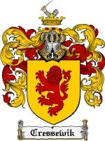 Cressewik coat of arms family crest download